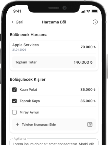 Kimlerle Bölüşeceğini Belirle